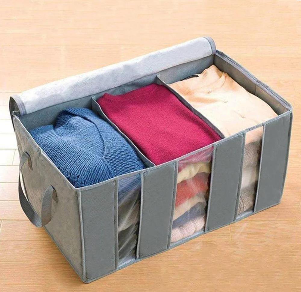 3 Compartment Clothes Storage Organizer