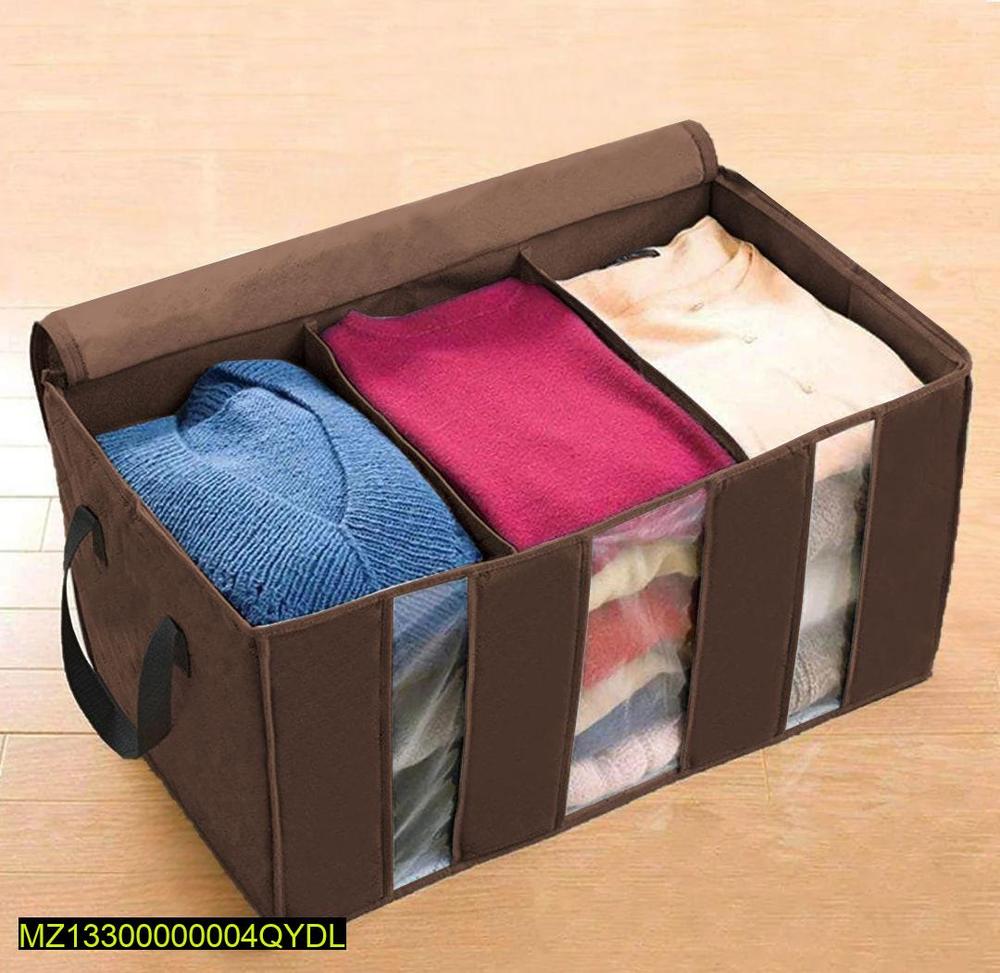 3 Compartment Clothes Storage Organizer